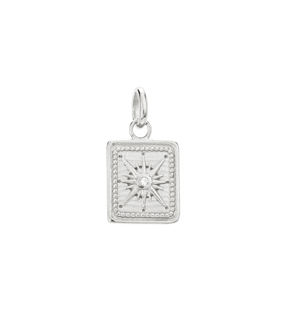 Kirstin Ash Charms Silver Kirstin Ash Tiny True North Coin