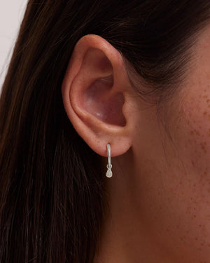 Kirstin Ash Earrings Bloom Drop Hoops