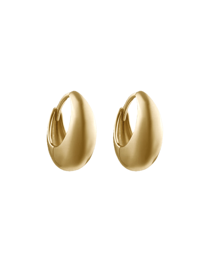 Kirstin Ash Earrings Gold Kirstin Ash Indigo Hoops Small (18K Gold Plated & Silver)