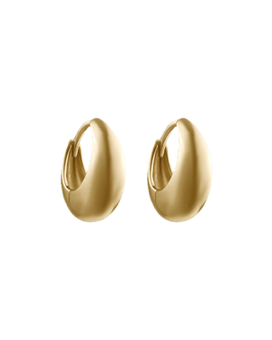 Kirstin Ash Earrings Gold Kirstin Ash Indigo Hoops Small (18K Gold Plated & Silver)