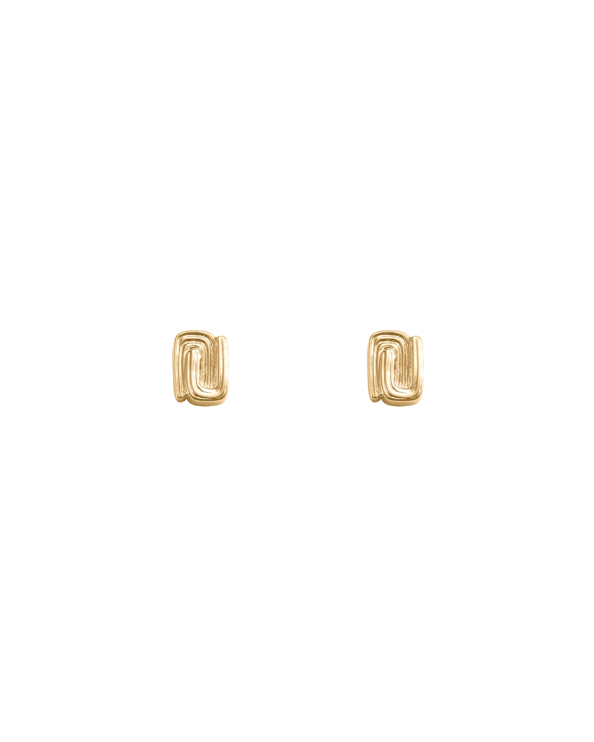 Kirstin Ash Earrings Gold Kirstin Ash Mondo Stud Earrings – Sterling Silver & 18K Gold Plated