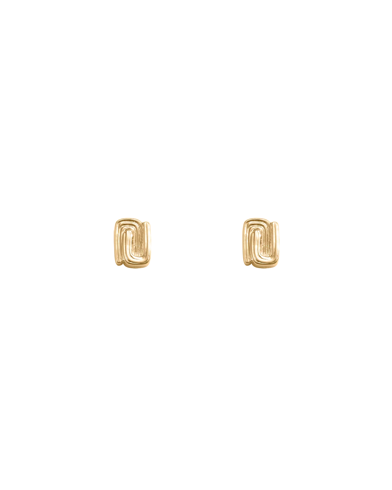 Kirstin Ash Earrings Gold Kirstin Ash Mondo Stud Earrings – Sterling Silver & 18K Gold Plated