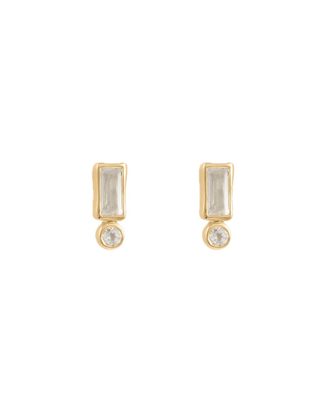 Kirstin Ash Earrings Gold Kirstin Ash Vantage Topaz Studs