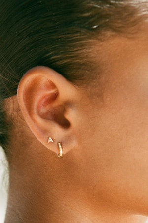 Kirstin Ash Earrings Kirstin Ash 9 K Gold Initial Earrings