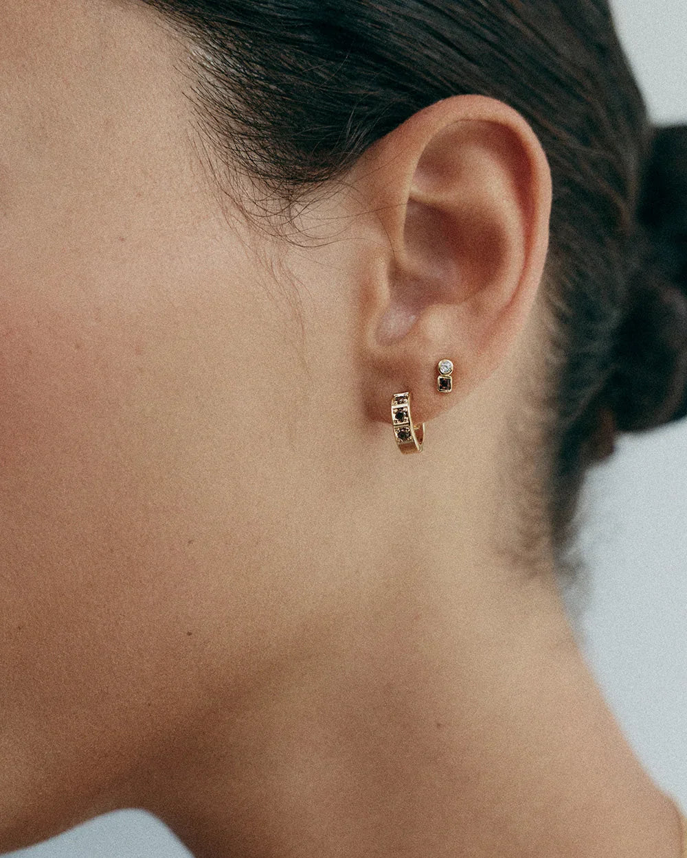 Kirstin Ash Earrings Kirstin Ash Ember CZ Stud Earrings – Silver & 18K Gold Plated