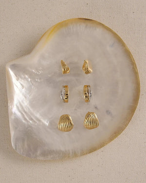 Kirstin Ash Earrings Kirstin Ash  Flux Hoops  Mixed Metal