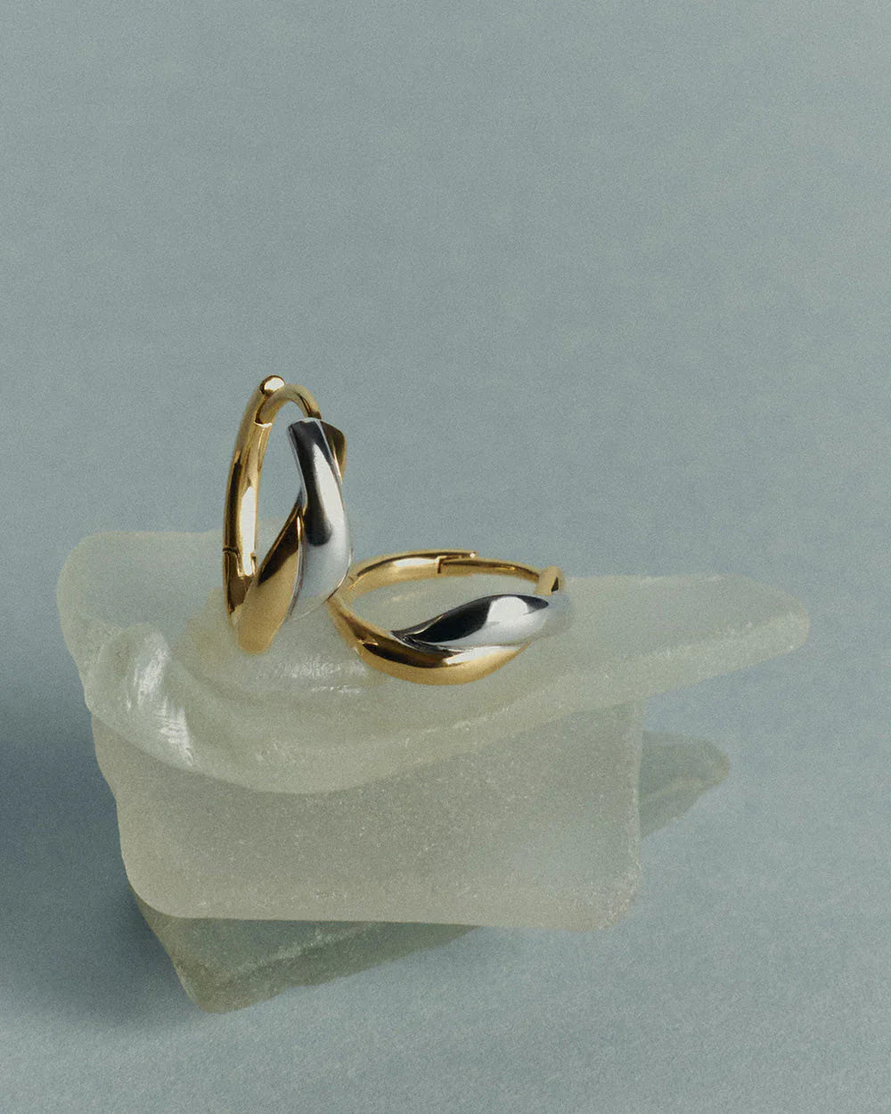 Kirstin Ash Earrings Kirstin Ash Halcyon Hoops (Mixed Metal)