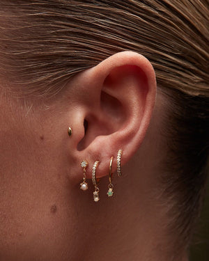 Kirstin Ash Earrings Kirstin ash petite opal hoops