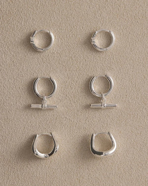 Kirstin Ash Earrings Kirstin Ash Stillness Topaz Hoops