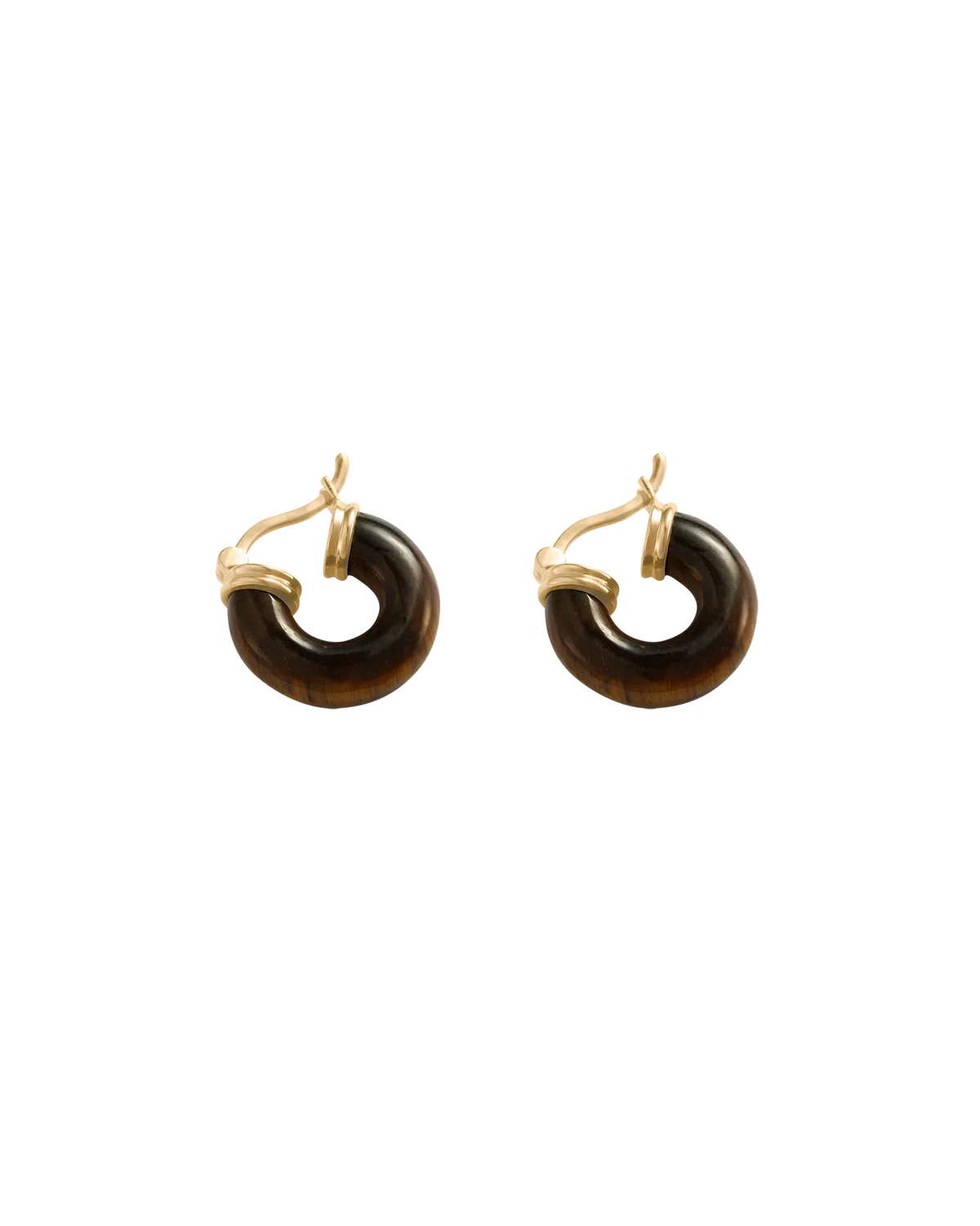 Kirstin Ash Earrings Kirstin Ash Tempo Tigers Eye Hoops