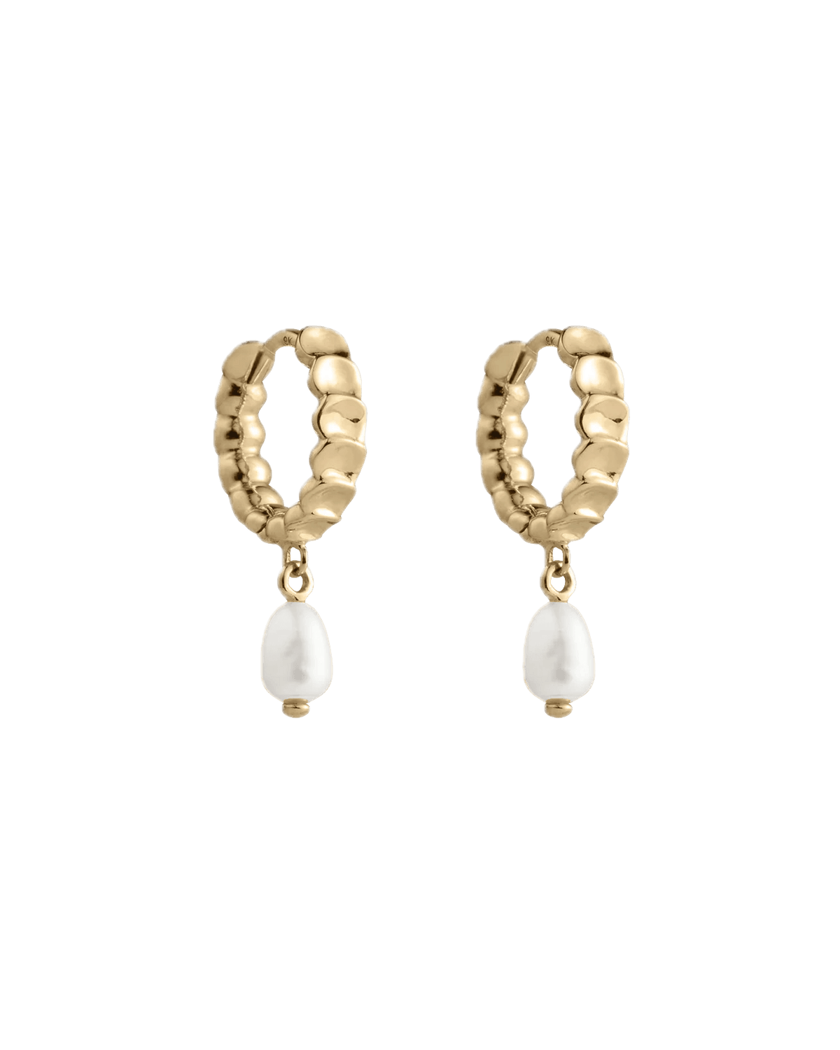 Kirstin Ash Earrings Kirstin Ash Vacation Fine Hoops (9K Gold)