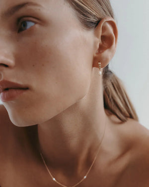Kirstin Ash Earrings Kirstin Ash Vacation Fine Hoops (9K Gold)