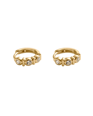 Kirstin Ash Earrings Kirstin Ash Vale Tennis Huggies