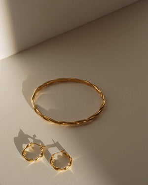 Kirstin Ash Earrings Kirstin Ash wave hoops