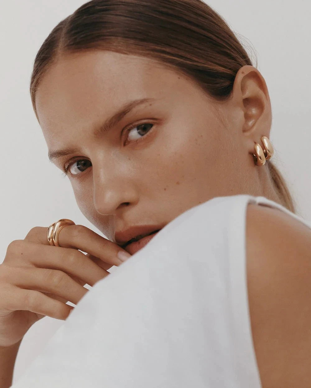 Kirstin Ash Earrings Kirstin Ash Within Motion Hoops