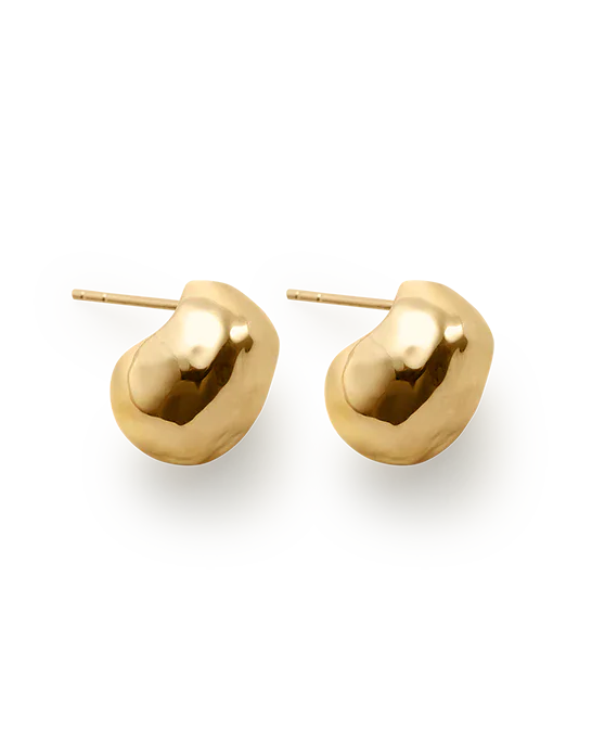 Kirstin Ash Earrings Kirstin Ash Within Motion Oversized Studs (18K Gold Plated & Silver)