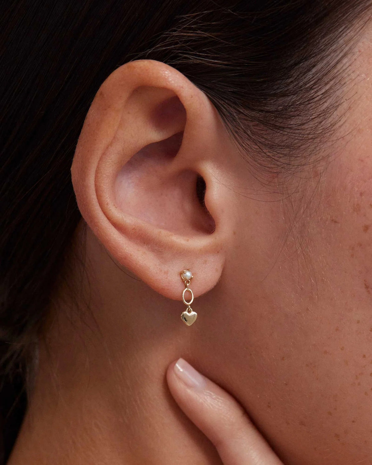 Kirstin Ash Earrings L'Amour Heart Earrings