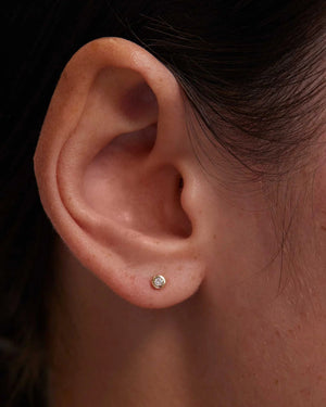 Kirstin Ash Earrings Petite Diamond Studs