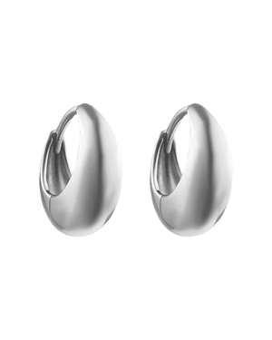 Kirstin Ash Earrings Silver Kirstin Ash Indigo Hoops Medium (18K Gold Plated & Silver)