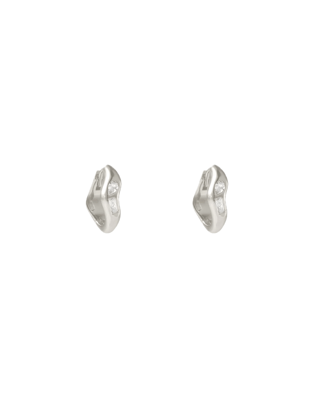 Kirstin Ash Earrings Silver Kirstin Ash Place Hoops