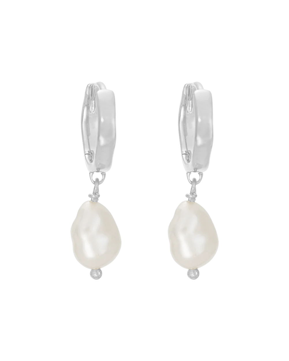 Kirstin Ash Earrings Silver Kirstin Ash Solstice Hoop Earrings