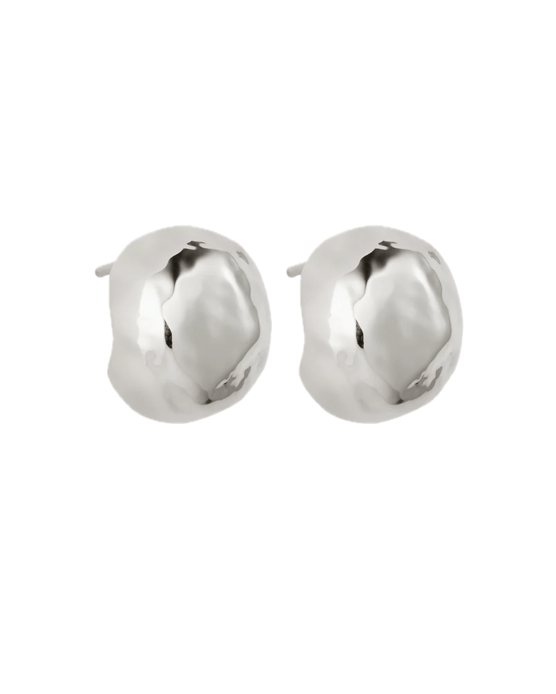 Kirstin Ash Earrings Silver Kirstin Ash Within Motion Oversized Studs (18K Gold Plated & Silver)