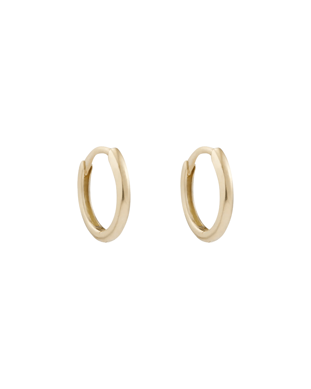 Kirstin Ash Earrings Solid Gold Nomada Fine Hoops Earrings