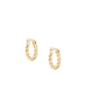 Kirstin Ash Earrings Yellow Gold / 8mm Kirstin Ash Horizon hoop earrings