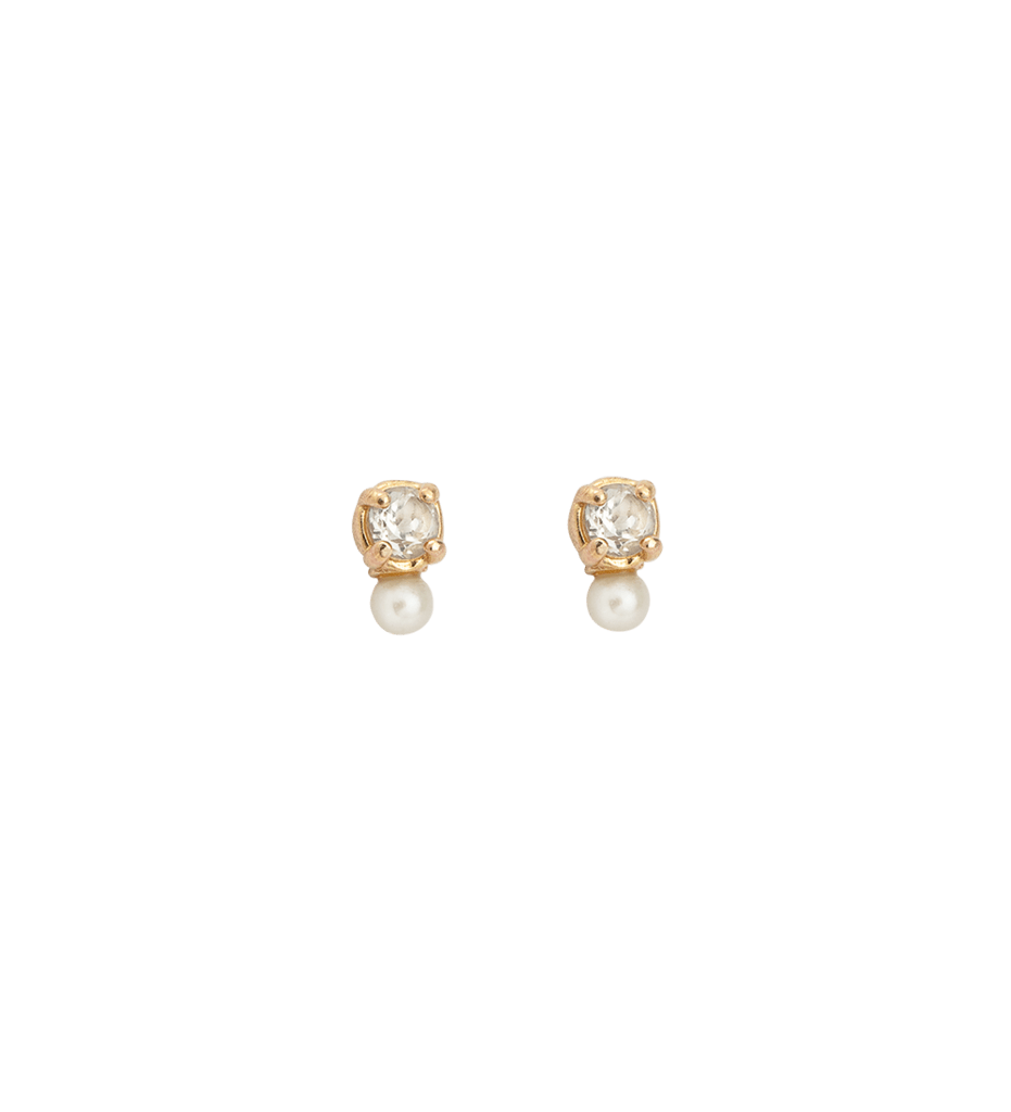 Kirstin Ash Earrings Yellow Gold Kirstin Ash First Light Studs