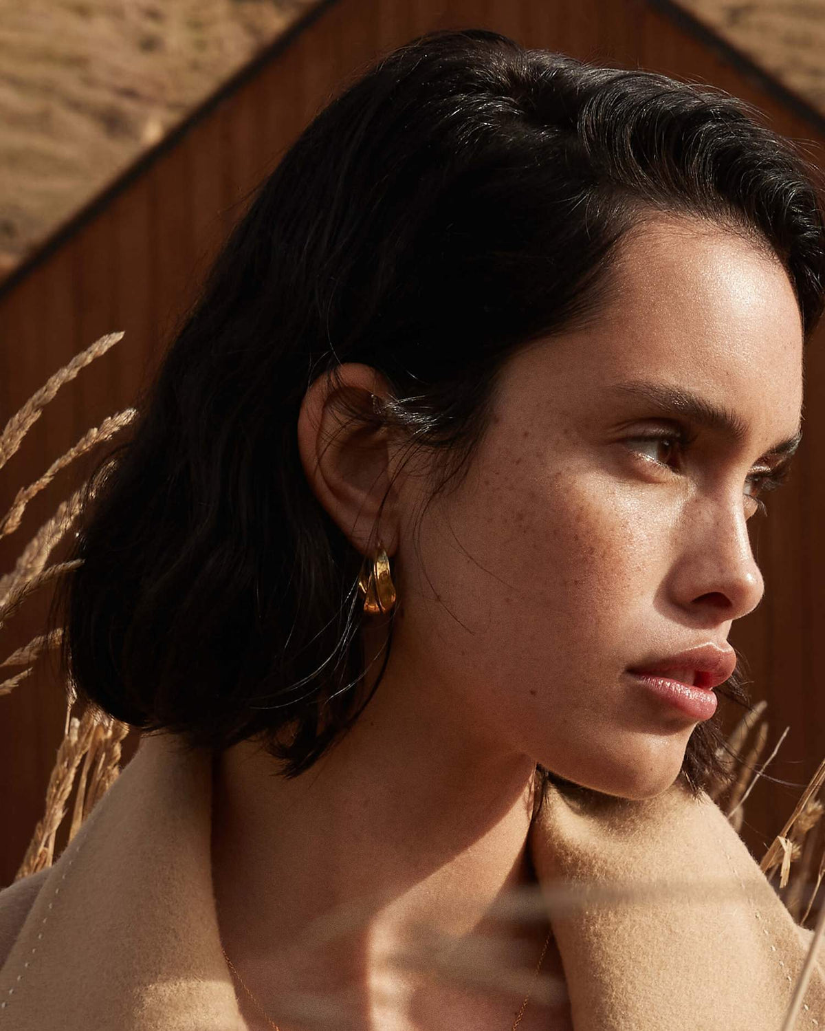 Kirstin Ash Earrings Yellow Gold Kirstin Ash Interwine Hoop Earrings