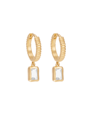 Kirstin Ash Earrings Yellow Gold Kirstin Ash Sierra hoop earrings