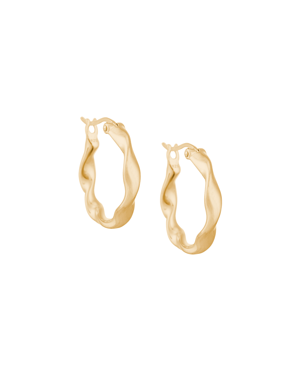 Kirstin Ash Earrings Yellow Gold Kirstin Ash wave hoops
