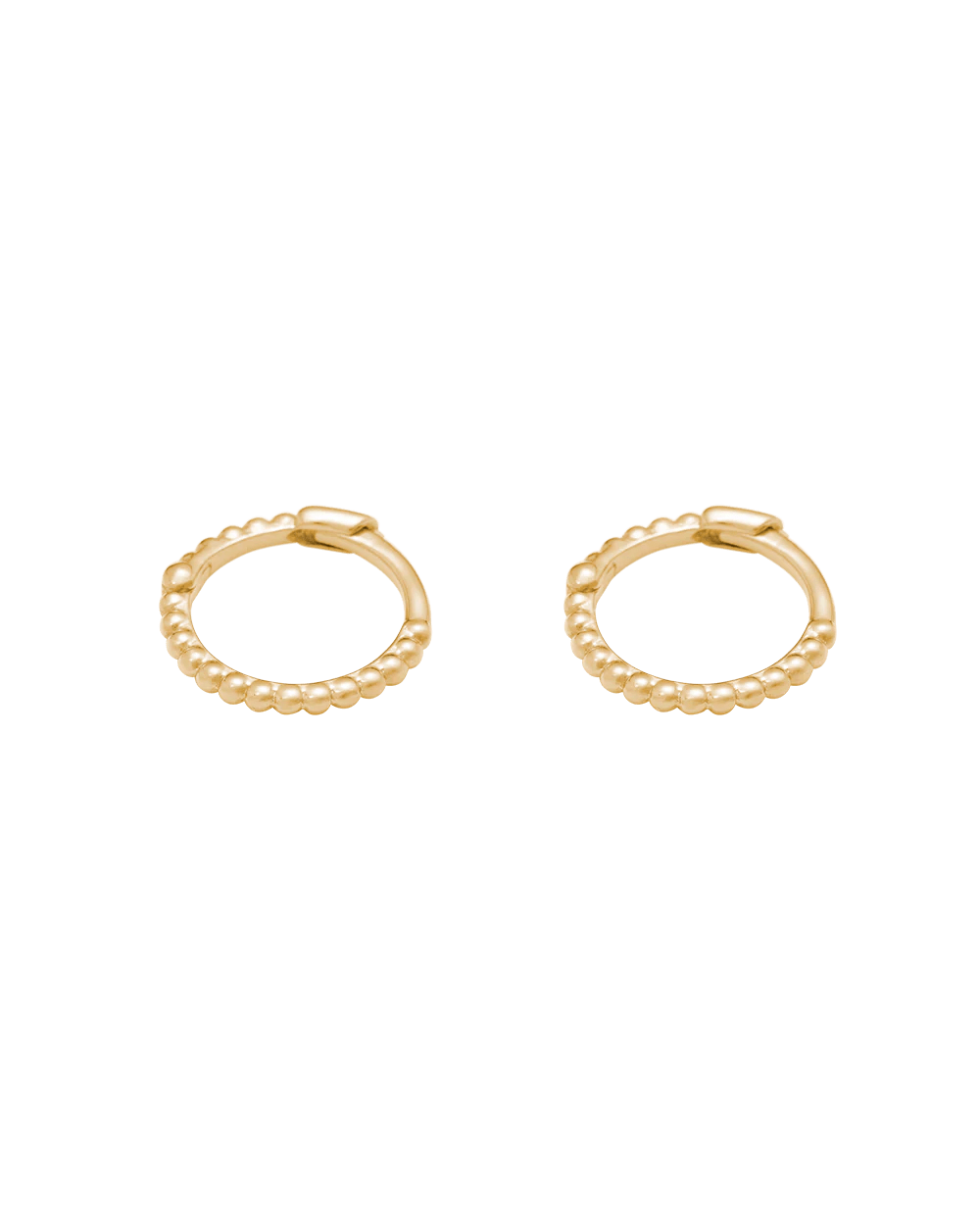 Kirstin Ash Earrings Yellow Gold L'Amour Hoops