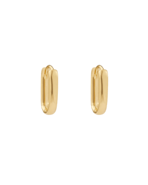 Kirstin Ash Earrings Yellow Gold / Small Roam Hoops Earrings
