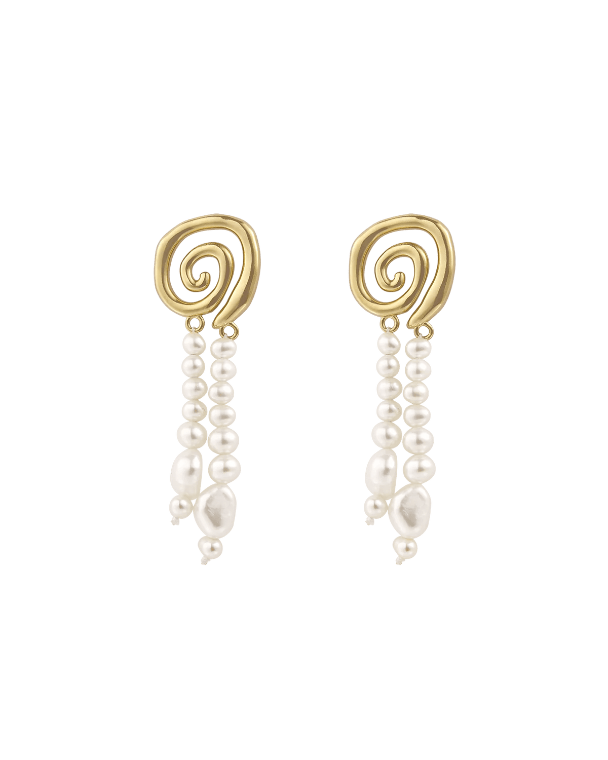 Kirstin Ash Earrings Yellow Gold Sweet Escape Earrings