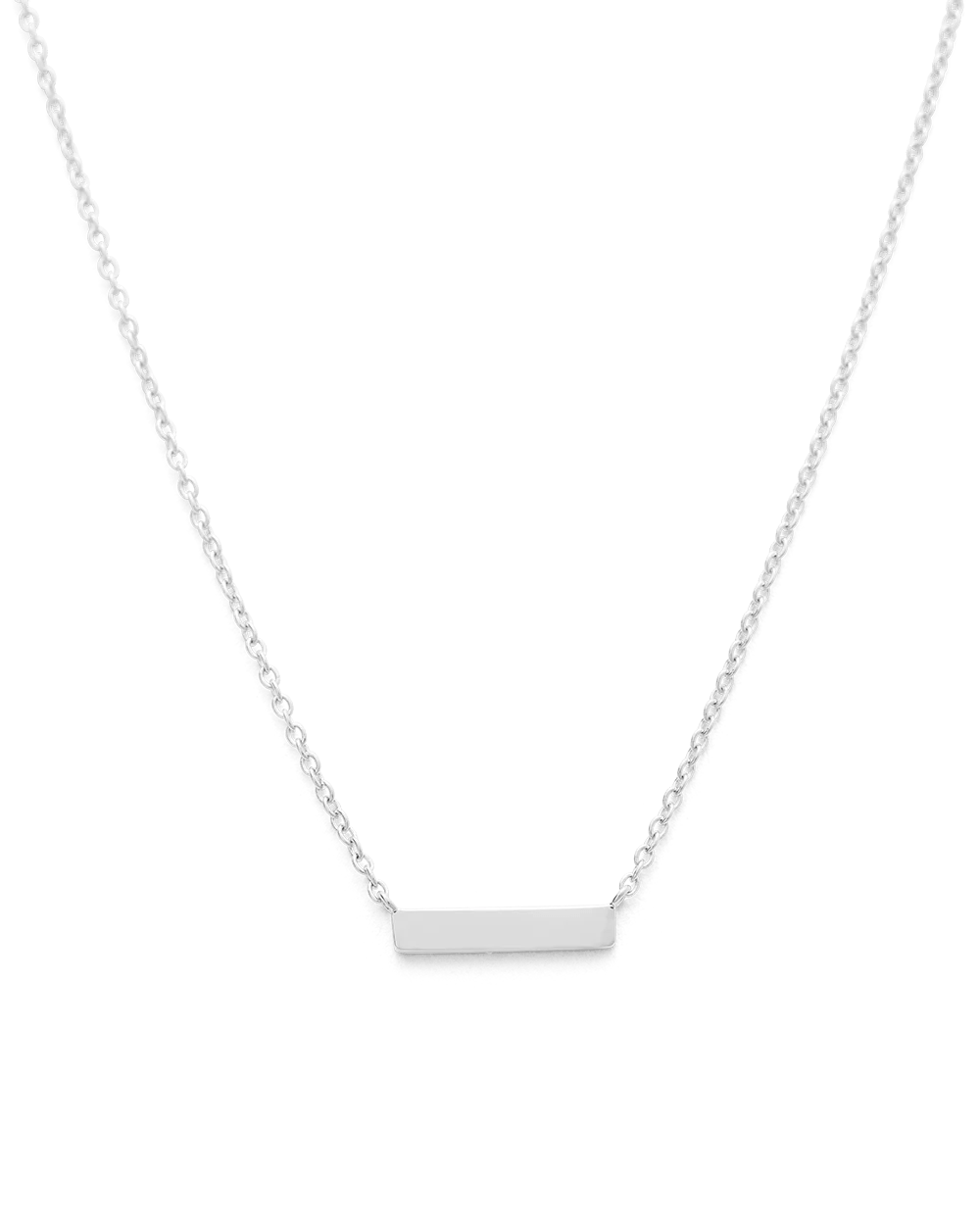 Kirstin Ash Necklaces Engravable Petite Bar Necklace