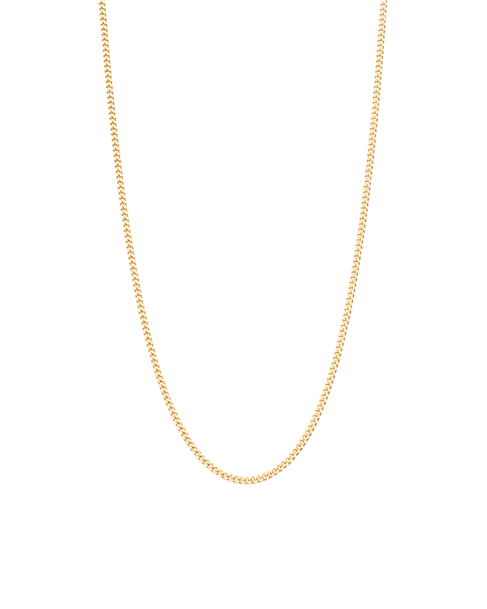 Kirstin Ash Necklaces Gold / 16-18 adjustable Kirstin Ash Curb Chain 16-18'' Sterling Silver