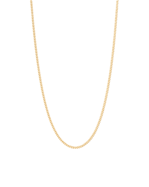 Kirstin Ash Necklaces Gold / 16-18 adjustable Kirstin Ash Curb Chain 16-18'' Sterling Silver