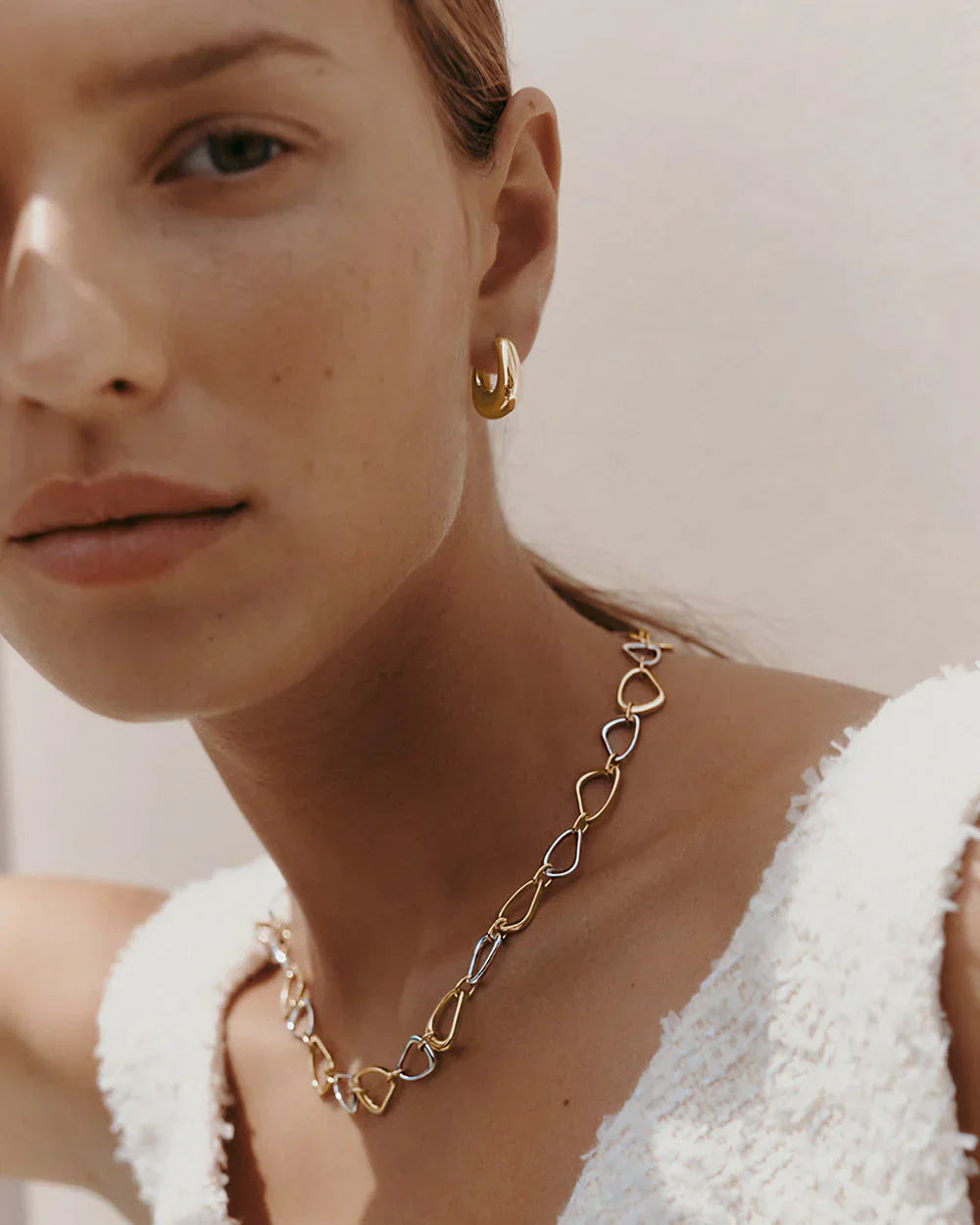 Kirstin Ash Necklaces Kirstin Aah Flux Necklace  Mixed Metal