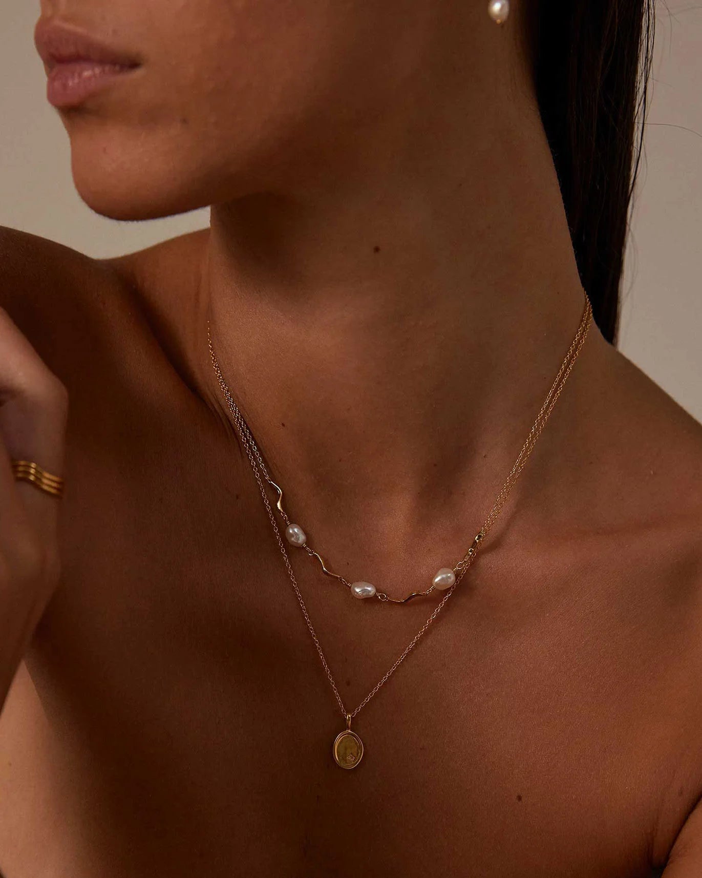 Kirstin Ash Necklaces Vermeil Kirstin Ash Align Necklace