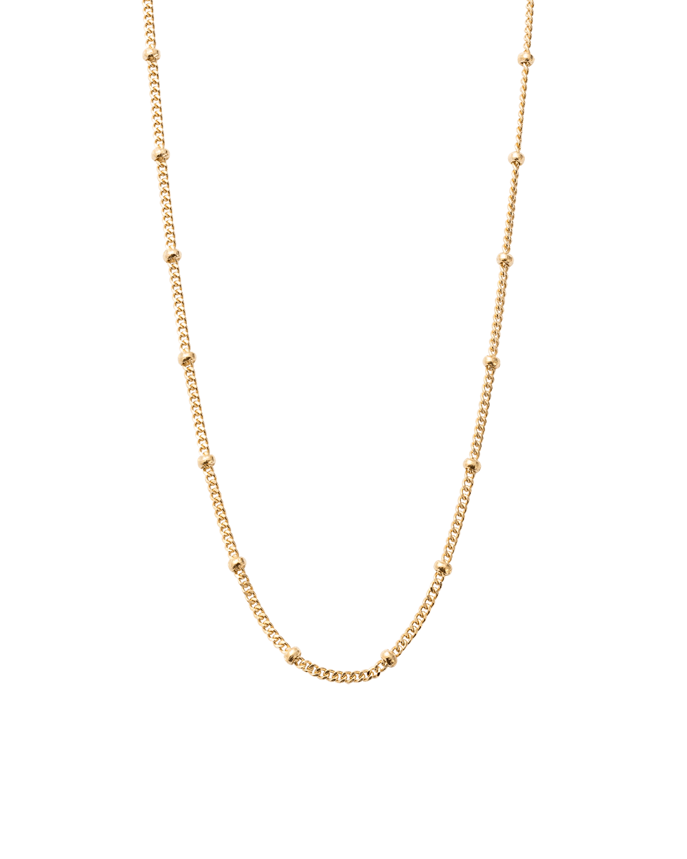 Kirstin Ash Necklaces Kirstin Ash Ball Chain 16-18'' 18K Yellow Gold Vermeil