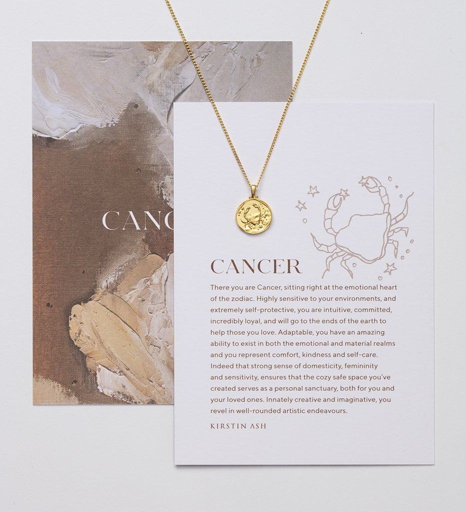 Kirstin Ash Necklaces Vermeil Kirstin Ash Cancer Zodiac Necklace