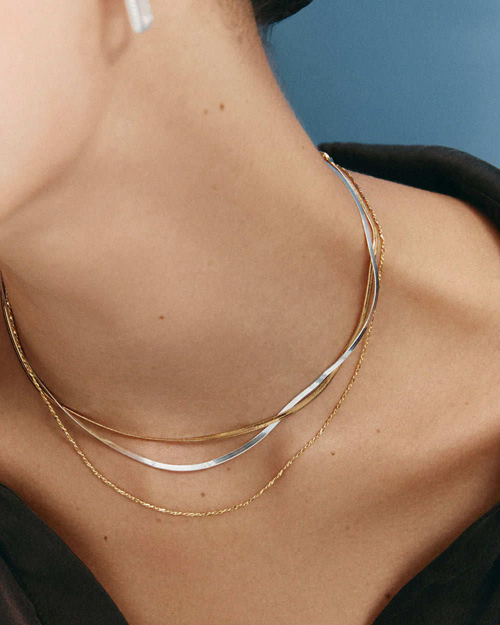 Kirstin Ash Necklaces Kirstin Ash Elemental Herringbone Chain