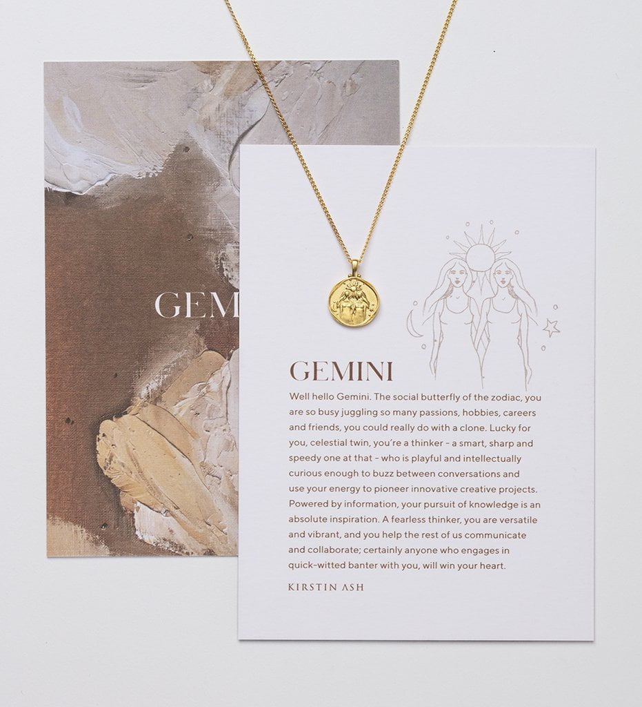 Kirstin Ash Necklaces Vermeil Kirstin Ash Gemini Zodiac Necklace