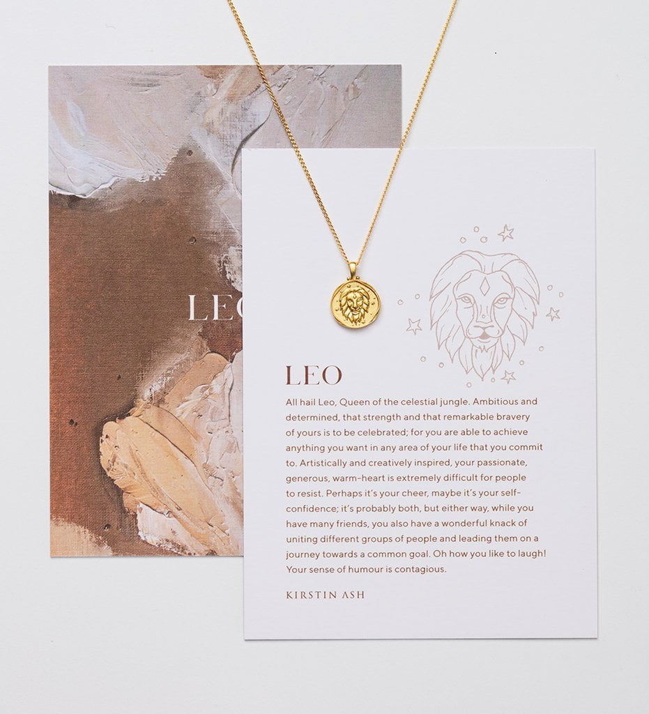 Kirstin Ash Necklaces Silver Kirstin Ash Leo Zodiac Necklace