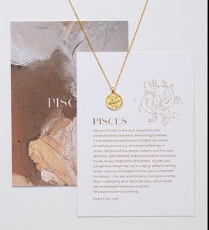 Kirstin Ash Necklaces Kirstin Ash Pisces Zodiac Necklace