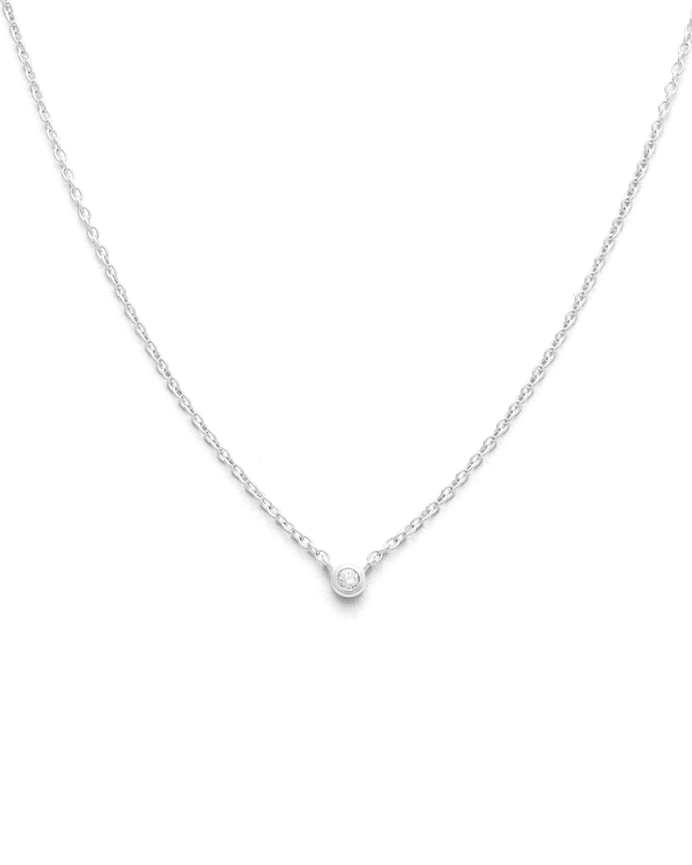 Kirstin Ash Necklaces Petite Diamond Necklace