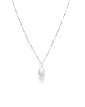 Kirstin Ash Necklaces Silver Classic Pearl Necklace