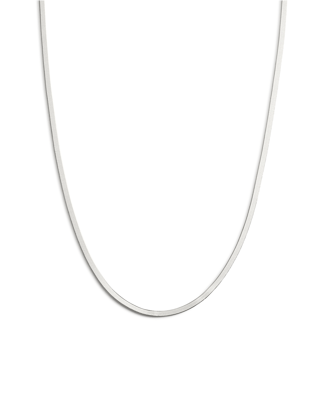 Kirstin Ash Necklaces Silver Kirstin Ash Elemental Herringbone Chain