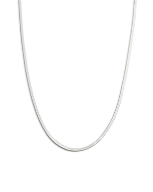 Kirstin Ash Necklaces Silver Kirstin Ash Elemental Herringbone Chain